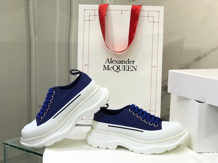 Mc Queen Low Top Canvas Blue