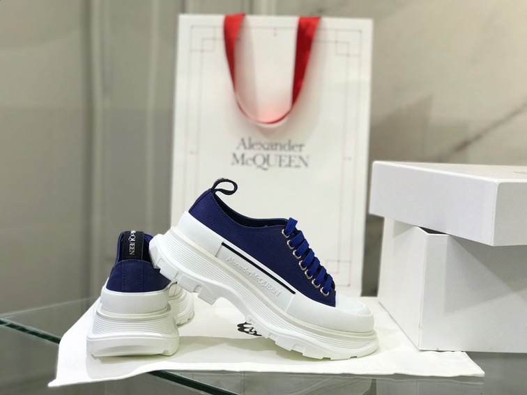 Mc Queen Low Top Canvas Blue