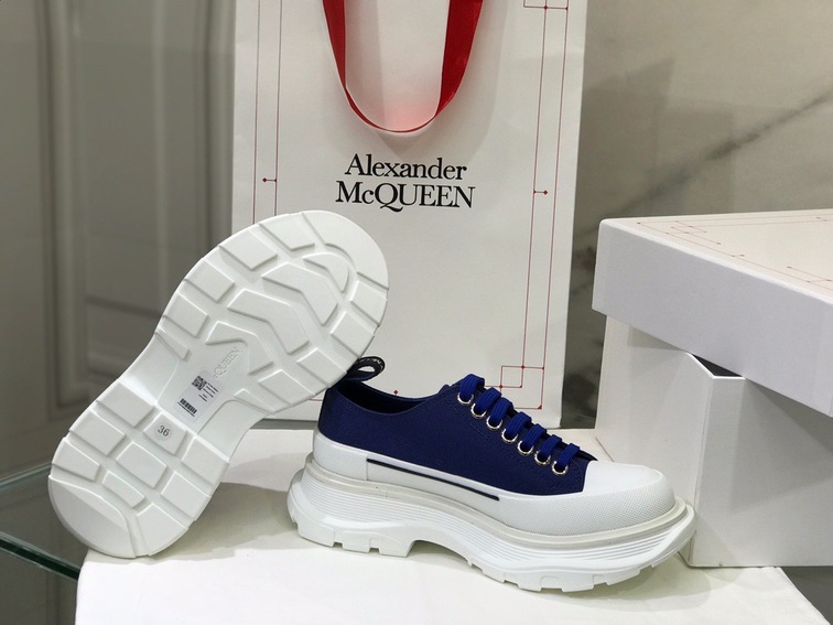 Mc Queen Low Top Canvas Blue