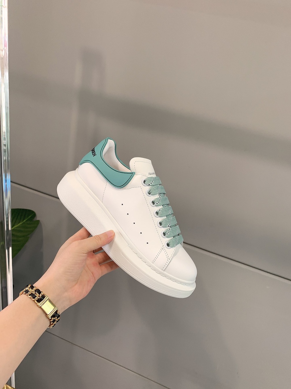 Mc Queen Sneakers Basic Low Top Green