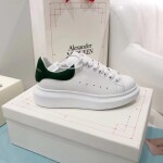 Mc Queen Velvet Green Sneakers