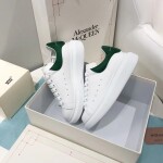 Mc Queen Velvet Green Sneakers