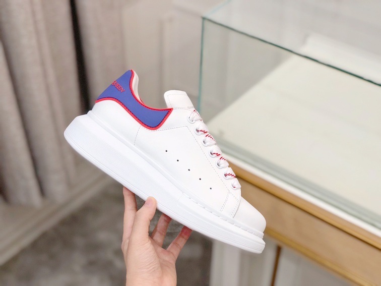 Mcqueen Basic Low Top Blue N Orange