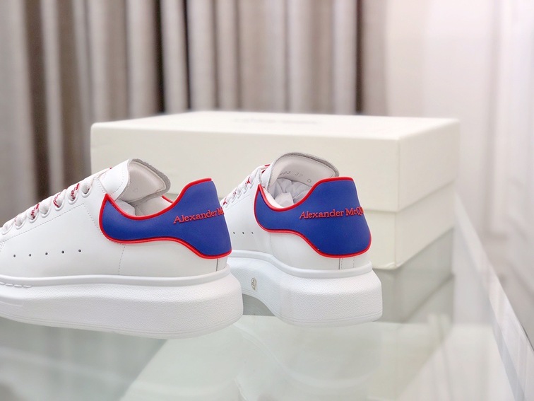Mcqueen Basic Low Top Blue N Orange