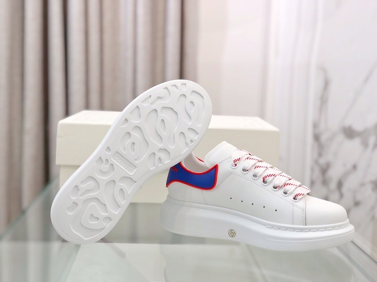 Mcqueen Basic Low Top Blue N Orange