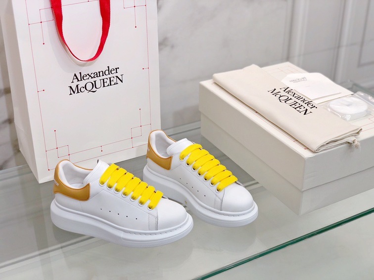 Mcqueen Basic Low Top Yellow N Orange