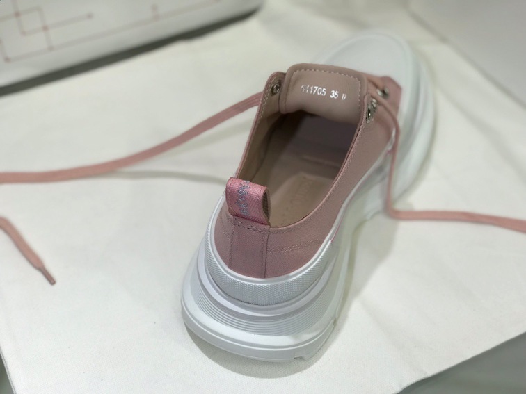 Mcqueen Canvas Low Top Pink