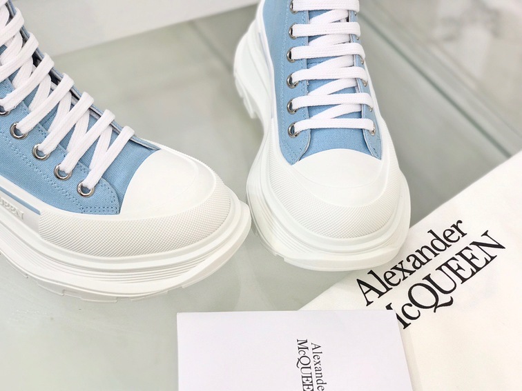 Mcqueen High Top Canvas Blue
