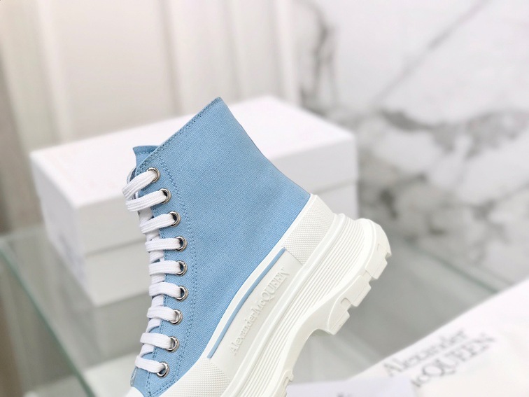 Mcqueen High Top Canvas Blue