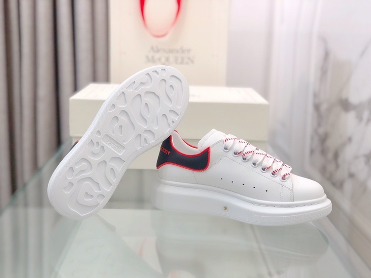 Mcqueen Low Top Basic Black N Red
