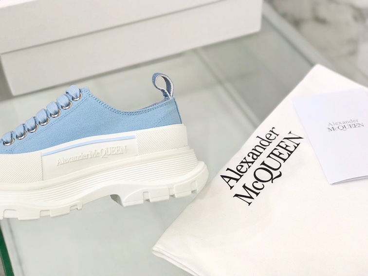 Mcqueen Low Top Canvas Blue