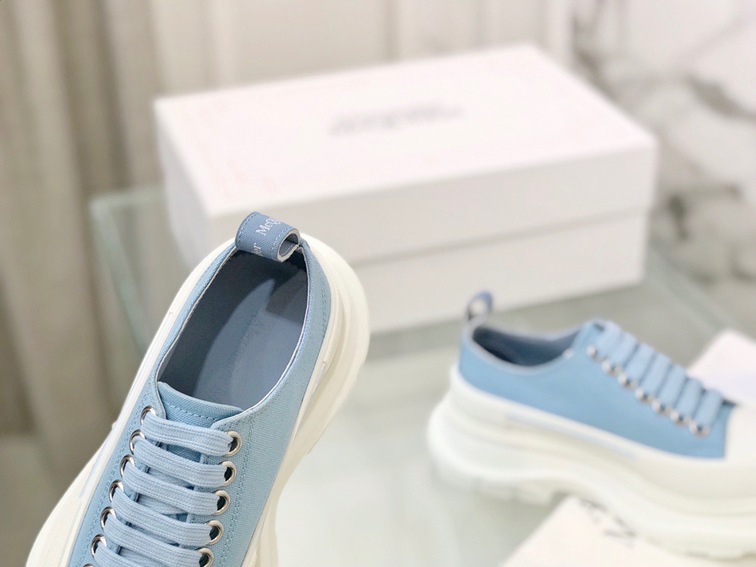 Mcqueen Low Top Canvas Blue