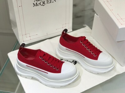 Mcqueen Low Top Canvas Red