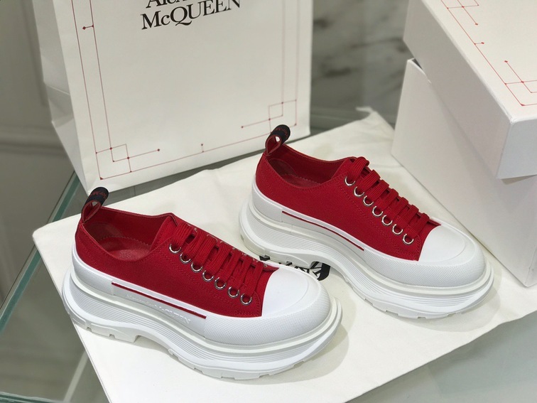 Mcqueen Low Top Canvas Red