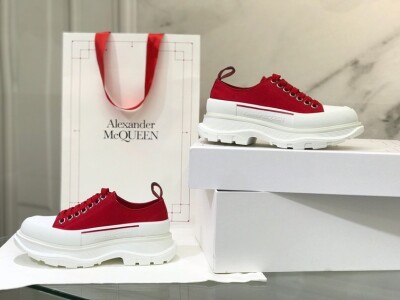 Mcqueen Low Top Canvas Red