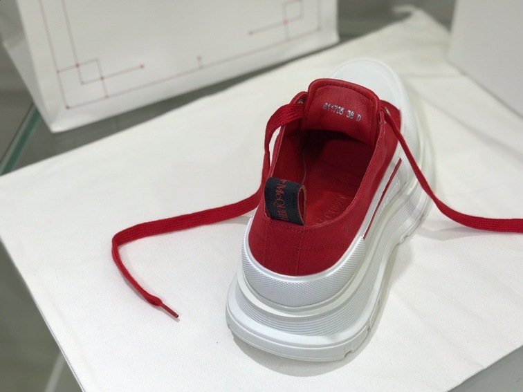 Mcqueen Low Top Canvas Red