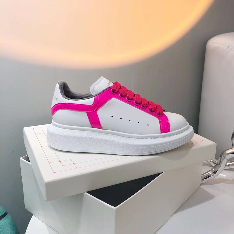Mcqueen Stripe Pink Sneakers