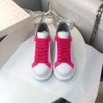 Mcqueen Stripe Pink Sneakers