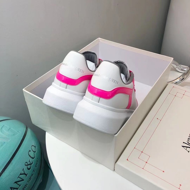 Mcqueen Stripe Pink Sneakers
