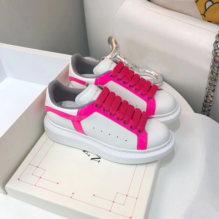 Mcqueen Stripe Pink Sneakers