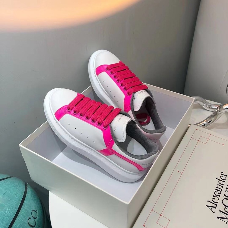 Mcqueen Stripe Pink Sneakers