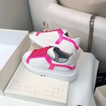 Mcqueen Stripe Pink Sneakers