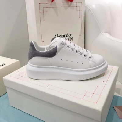 Mcqueen Velvet Gray Sneakers