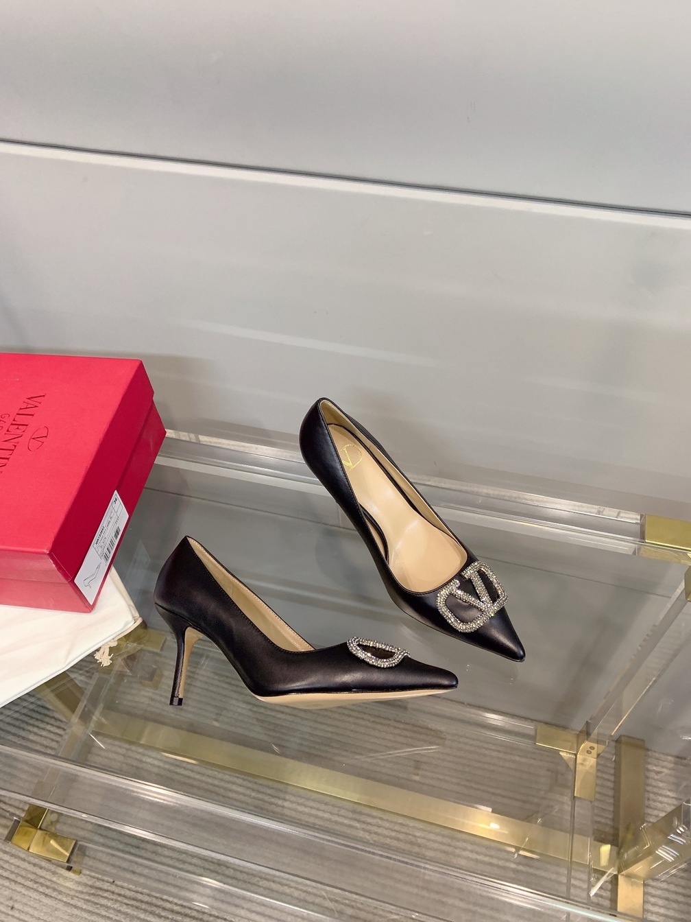 Woman Valentino Heels Black Diamond
