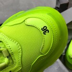 Balenciage Trips Sneakers Neon Yellow Ss2022