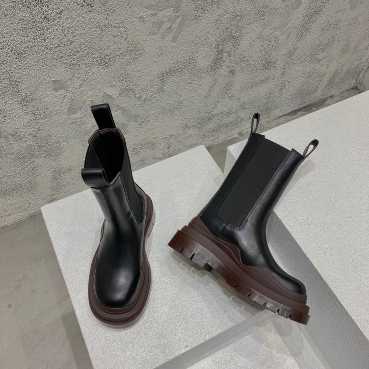 Bottega Chunky High Top Brown Ss2022