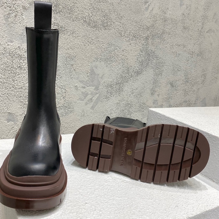 Bottega Chunky High Top Brown Ss2022