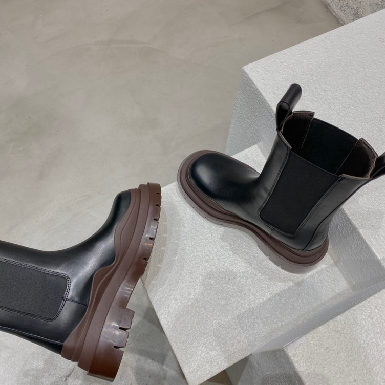 Bottega Chunky High Top Brown Ss2022