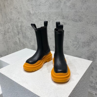 Bottega Chunky High Top Orange Ss2022