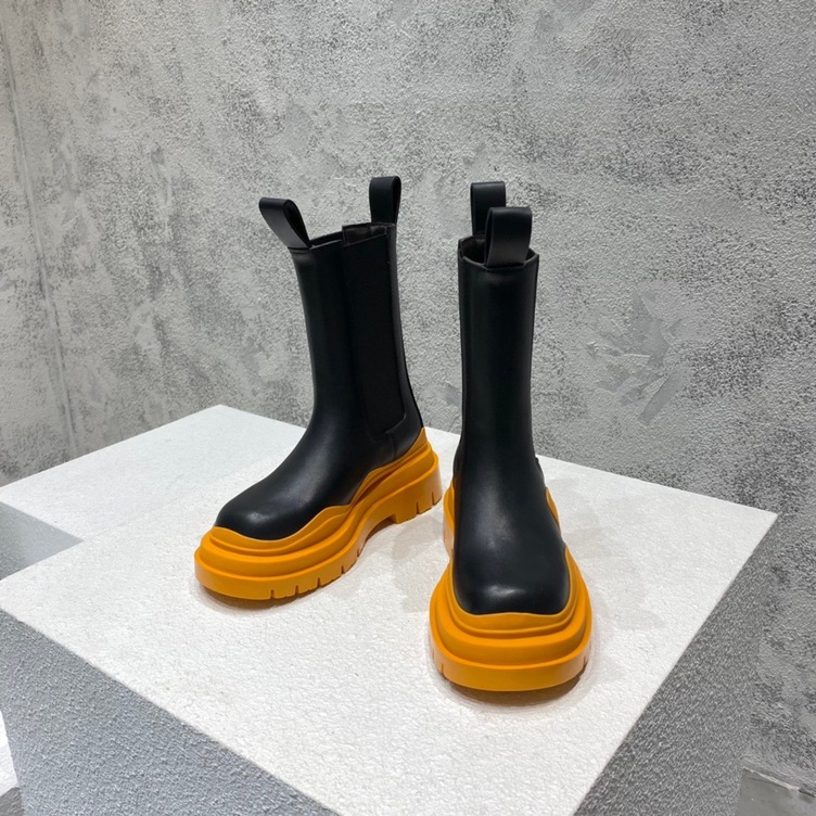 Bottega Chunky High Top Orange Ss2022