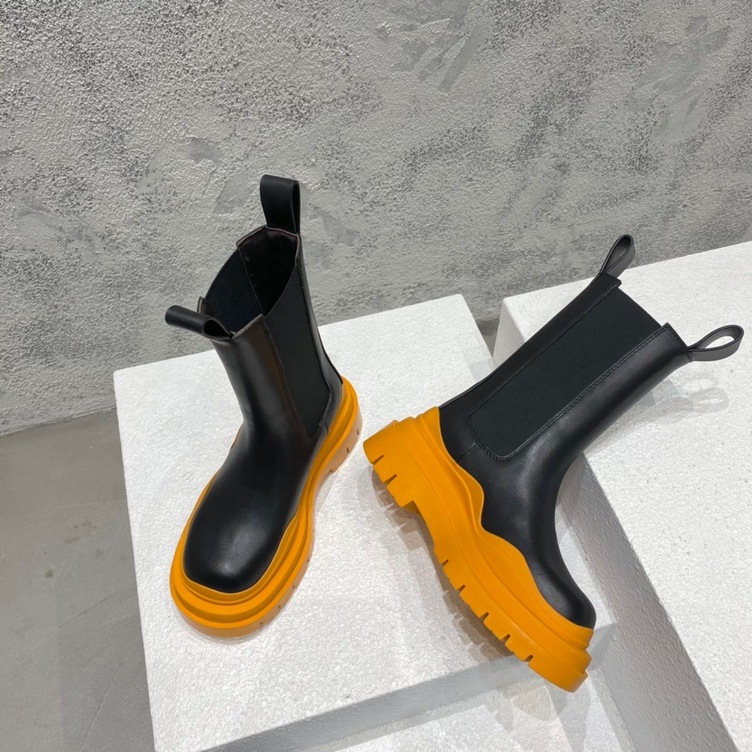 Bottega Chunky High Top Orange Ss2022