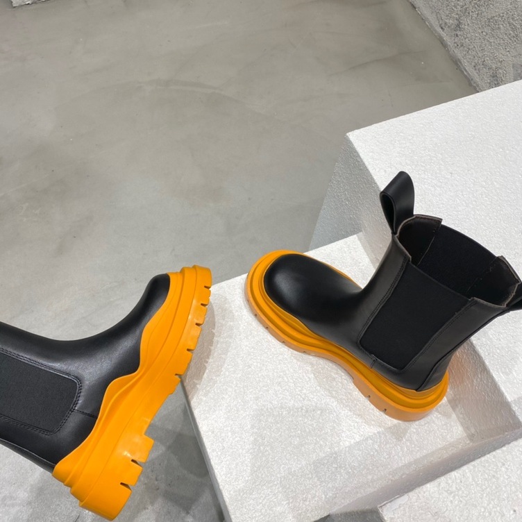 Bottega Chunky High Top Orange Ss2022
