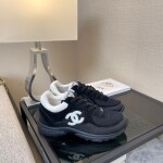 Chanel Sneakers Black Logo Ss2022