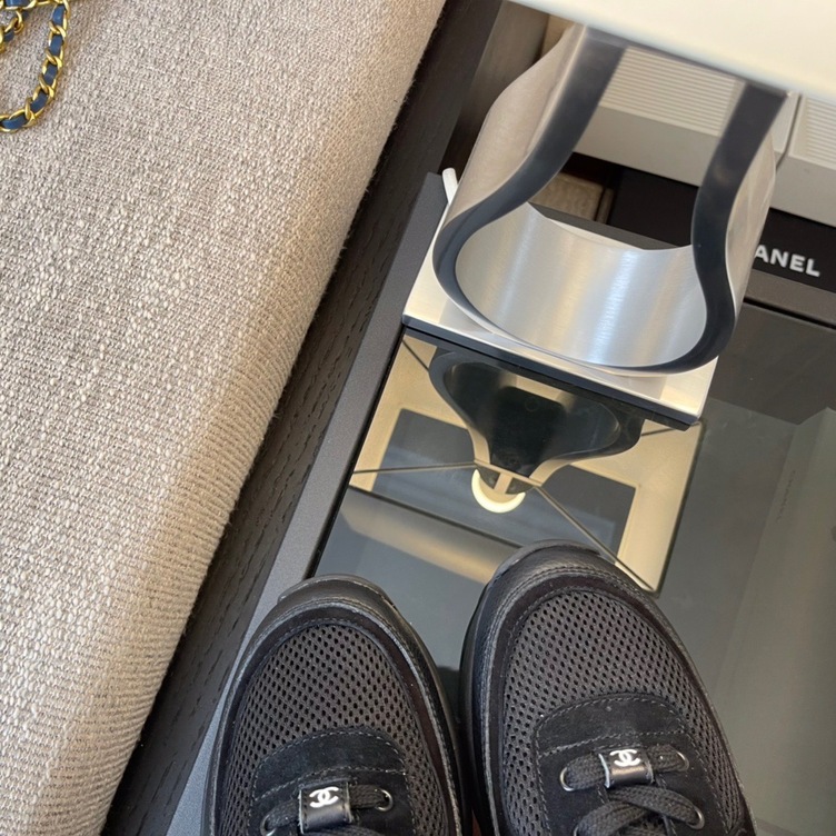 Chanel Sneakers Black Logo Ss2022