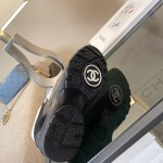 Chanel Sneakers Black Logo Ss2022