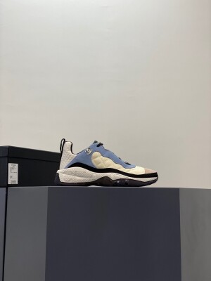 Chanel Sneakers Lightly Blue Ss2022