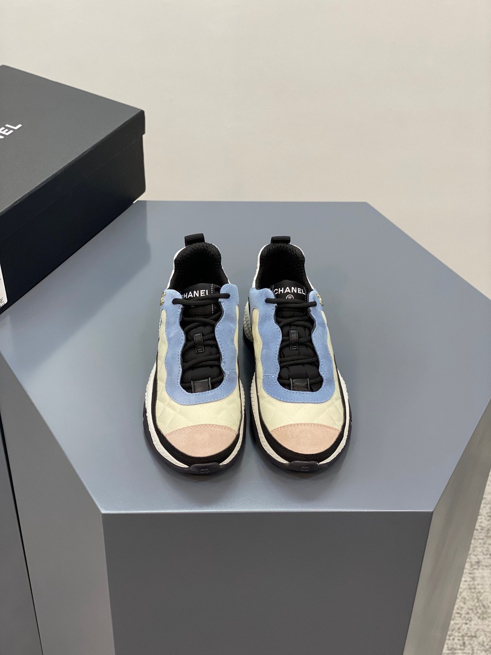 Chanel Sneakers Lightly Blue Ss2022