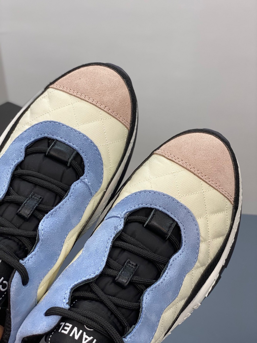 Chanel Sneakers Lightly Blue Ss2022