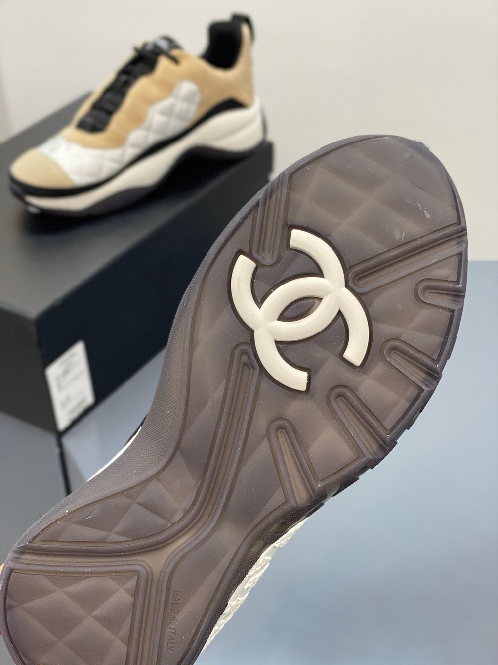 Chanel Sneakers Lightly Brown Ss2022