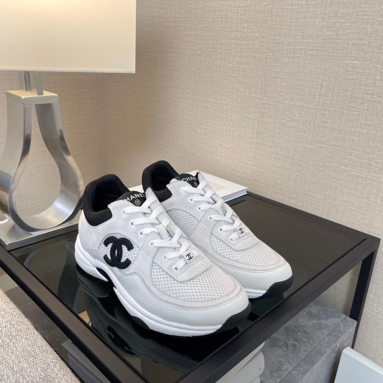 Chanel Sneakers White Logo Ss2022