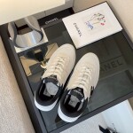 Chanel Sneakers White Logo Ss2022