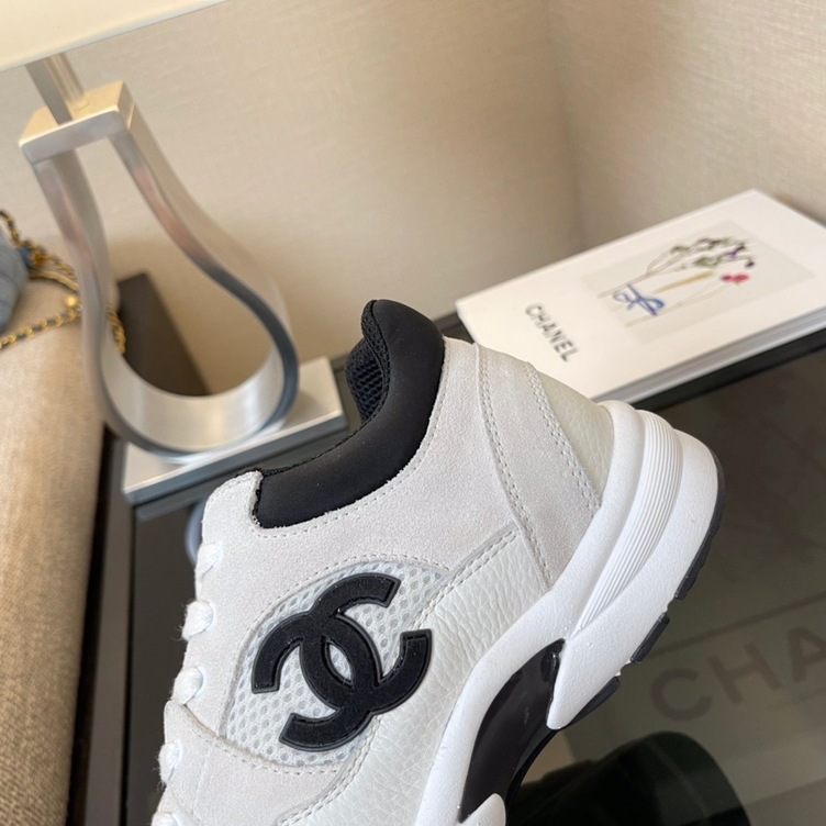Chanel Sneakers White Logo Ss2022