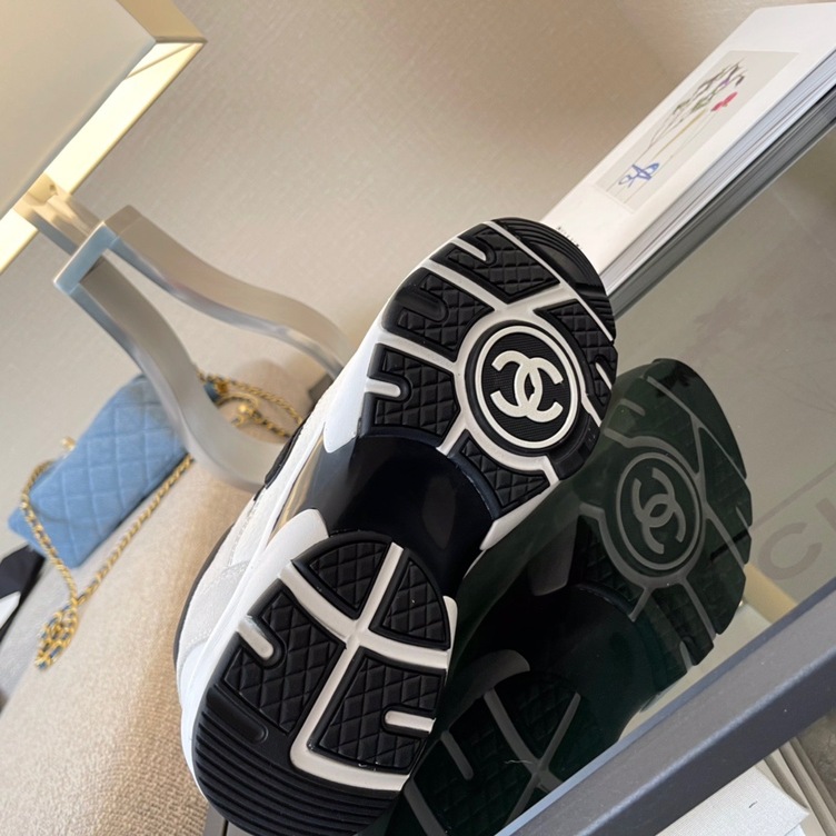 Chanel Sneakers White Logo Ss2022