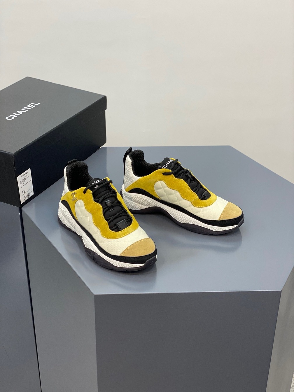 Chanel Sneakers Yellow Ss2022