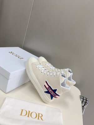 Dior Alps Sneakers Navy Blue Beige