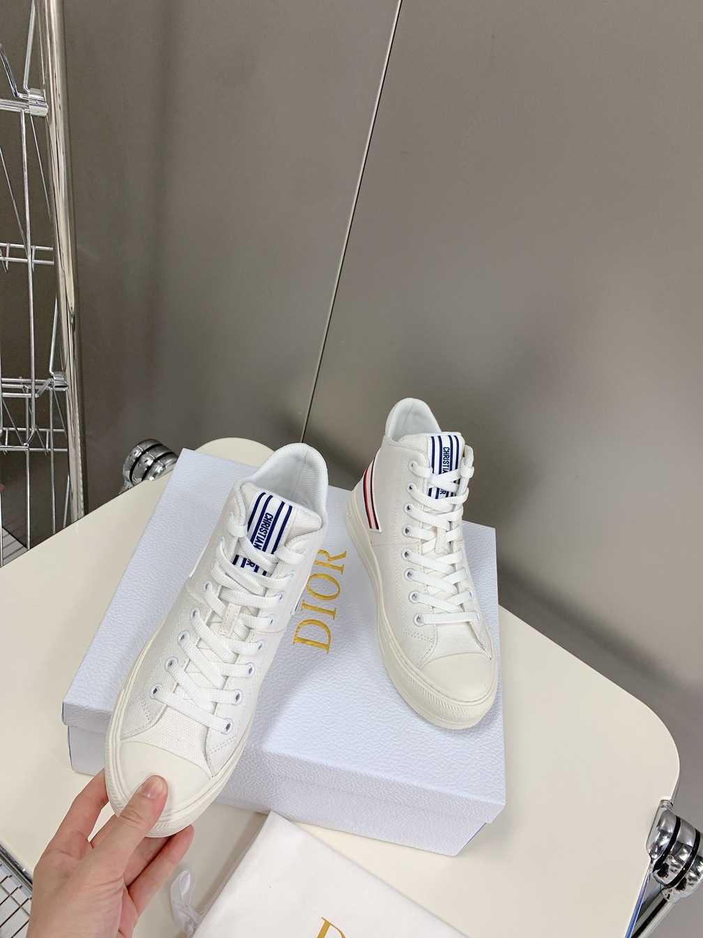 Dior Alps Sneakers Navy Blue